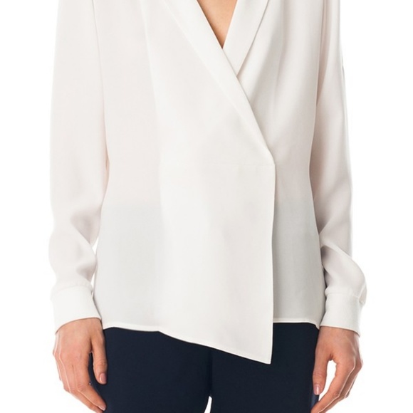 Tibi Ivory Bibelot Long Sleeve Blouse - Picture 6 of 8